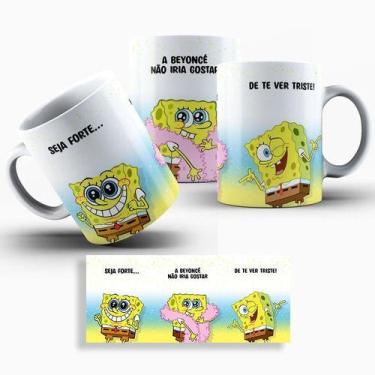 Imagem de Caneca Bob Esponja - A Beyoncé Não Quer Te Ver Triste - Cat Presentes