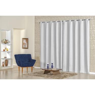 Imagem de cortina grande blackout corta luz 4 metros X 2,70m cortina sala / quar