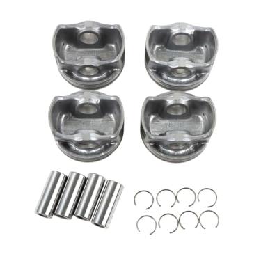 Imagem de INGKAN Kit de anéis de pistão de motor G4NB 23041-2E100 tamanho grande + 0,50 mm serve para 11-16 Hyundai Elantra/Elantra Coupe/Elantra GT 1.8L, 14-16 Kia Forte 1.8L Substitui OE G4NB 23041-2E100