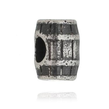 Imagem de Charm Barrilzinho Revestido em Prata Envelhecida - VL ACCESSOIRES