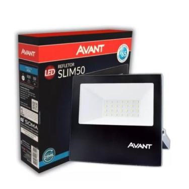 Imagem de Refletor Slim LED 50w Biv. Pto. AVANT