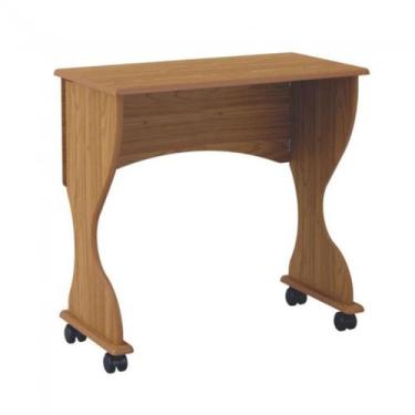 Imagem de Mesa Dobrável para Computador Rodizios 75x73cm 100% MDF Freijó Dalla C