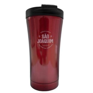 Imagem de Copo térmico inox parede dupla a vácuo 380 ml com tampa - Cervejaria S