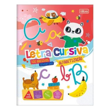 Imagem de Cartilha de Alfabetização Letra Cursiva C/8 FLS Tilibra