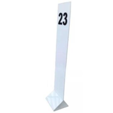 Imagem de Display Grande Placa Numerador Mesa Bar Alto Relevo 10pcs - AGV Criaçõ