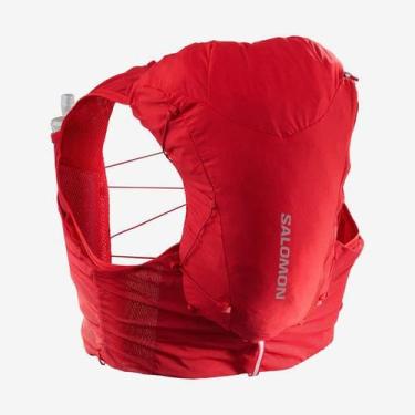 Imagem de Mochila Hidratação Salomon Adv Skin 12 - Vermelho, M