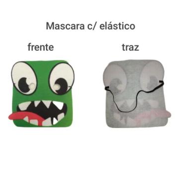 Imagem de Rainbow Friends Mascara infantil lavável - Mega magia, Green