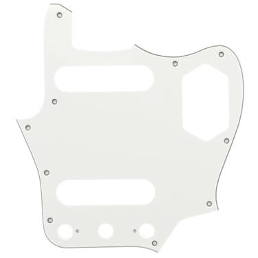 Imagem de Musiclily Pro 10 Furos Escudo Pickguard para Guitarra Fender Japan Jaguar,3 Camadas Pergaminho