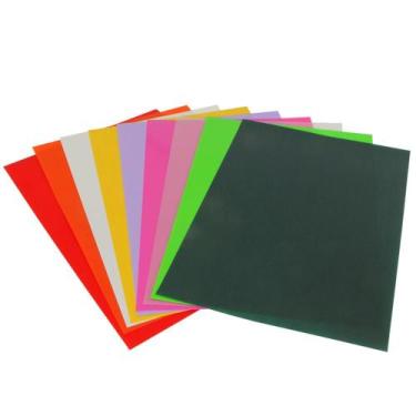 Imagem de Capa para Encadernação Transparente  Textura Couro  A4 100 Unidades - 