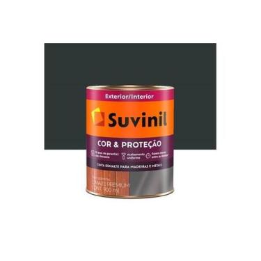 Imagem de  esmalte brilh 0,9l preto* - suvinil