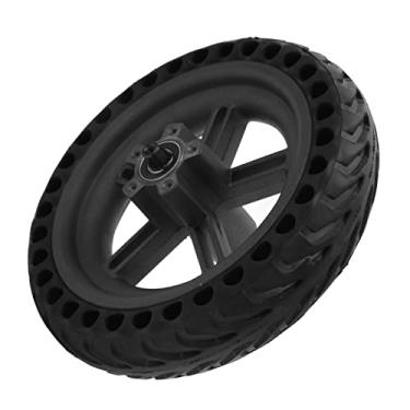 Imagem de Cubo de Roda de 8,5 pol., Com Conjunto de Pneu Sólido à Prova de Explosão Em Favo de Mel para Scooter Elétrica M365 PRO/PRO2, Adequado para Reparo e Substituição de Roda Traseira