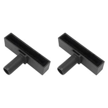 Imagem de 2 Pçs Ventilador de Teto Lâmina Limpador Espanador Ventilador de Teto Acessório Lavável Escova Ventilador Ferramenta para Móveis Escova (preto)