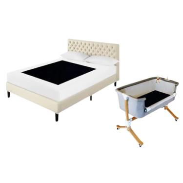 Imagem de Protetor Lavável para Colchão Geriátrico 100x70 cm - Absorvente e Impermeável - 1 peça (Preto)