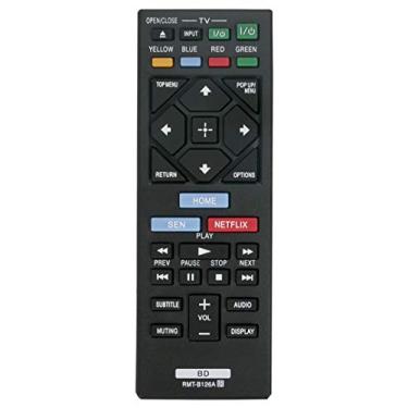 Imagem de RMT-B126A Controle remoto substituído compatível com Sony Blu-Ray Disc DVD Player BDP-BX120 BDP-BX320 BDP-BX520 BDP-BX620 BDP-S1200 BDP-S2100 BDP-S2200 BDP-S3200 BDP-S5200D BDP-S2200D S62000