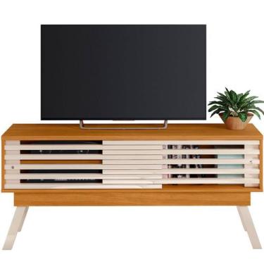 Imagem de Rack Bancada Foz 1.5 2 Portas Pé Palito TV até 65 Polegadas - Madetec,