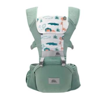 Imagem de Canguru Para Bebe,Alça De Transporte Multifuncional 6 e 1,Canguru Ergonomico Para Bebe,Adequado Para 0-36 Meses (VERDE)