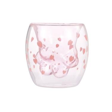 Imagem de Xícara Copo da Pata do Gato de Vidro.