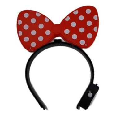 Imagem de Tiara Minnie com LED  Diversão Iluminada para Sua Festa! - Romã Atacad