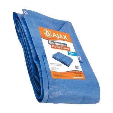 Imagem de Lona Encerado Polietileno 4 X 4 Azul 100 Micras Ajax