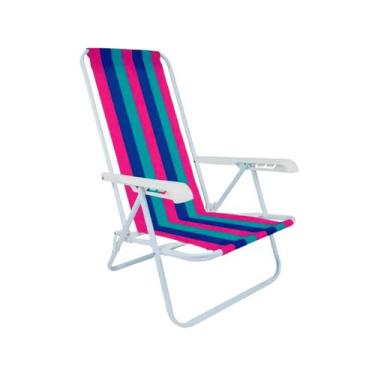 Imagem de Cadeira de Praia Resistente Premium Reclinável em 4 Posições - Mor, Co