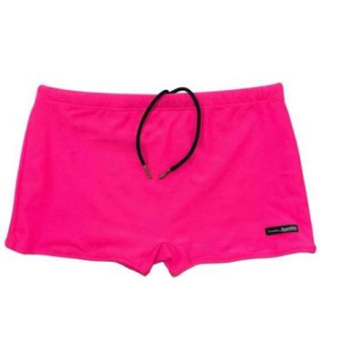 Imagem de Sunga adulto boxer rosa neon - Bim Beachwear, G