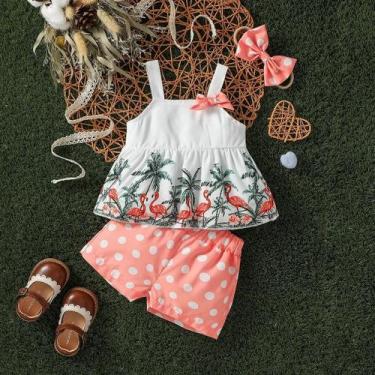 Imagem de Conjunto de Roupa Infantil Menina - Blusa e Shorts com Estampa de Boli