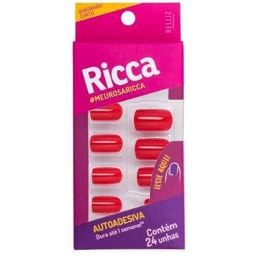 Imagem de Ricca Unhas Autoadesivas Rosa Guava