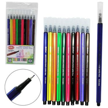 Imagem de Caneta Goller Ponta Fina 0.4mm Caneta Colorida Caneta Hidrográfica