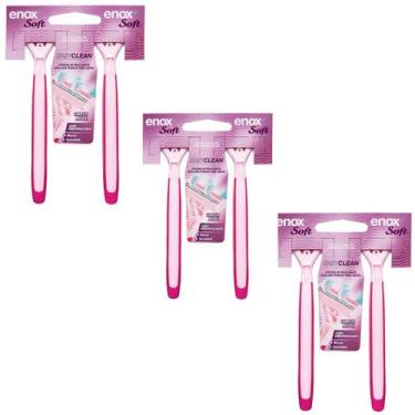 Imagem de Kit Aparelho Feminino Enox Soft com 3 unidades  1751