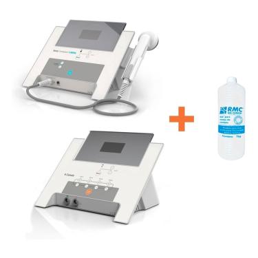 Imagem de Kit Sonic Compact 1 e 3 Mhz + Stimulus Physio 4 Canais - htm