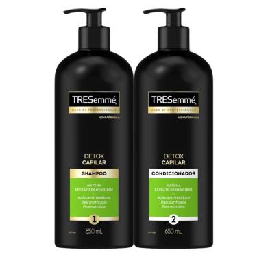 Imagem de Kit Shampoo E Condicionador Tresemmé Detox Capilar 650Ml
