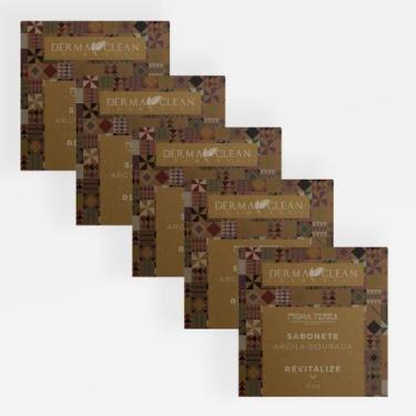 Imagem de Kit 5 Sabonetes de Argila Dourada Revitalize 100g - Derma Clean