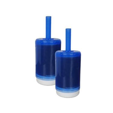 Imagem de Kit 2 Refil filtro rosca longa granular carbon torneira bica móvel - A