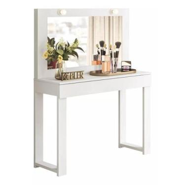 Imagem de Penteadeira Camarim Escrivaninha Möbler Gala - Mobler, BRANCO FOSCO