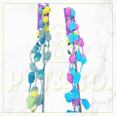 Imagem de Brinquedos para Gatos Varinha com Pelúcia Colorida Interativo - Pet&CO