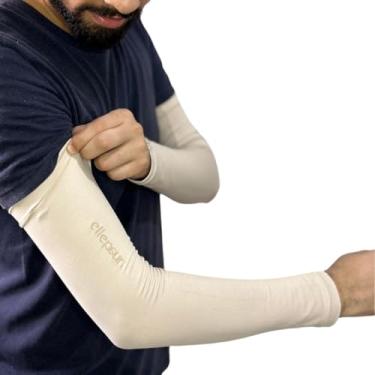 Imagem de Ellepsun - Manguito Mangote Proteção Solar Uv50+ Dermatológico - Bege