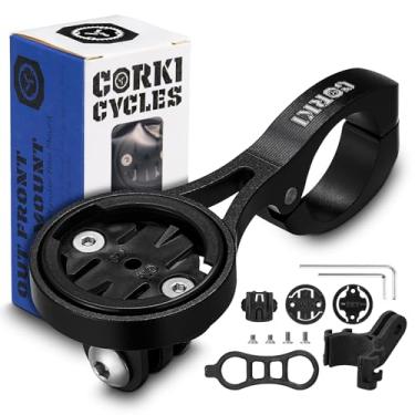 Imagem de corki Cycles TT Guidão Aerobars Ciclismo Computador Bicicleta Suporte para Garmin Wahoo Bryton Cateye