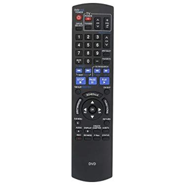 Imagem de N2QAYB000197 Controle Remoto Substituído N2QAYB000196 N2QAYB000211 N2QAYB000212 Compatível com DVD Panasonic VCR EUR7659T50 EUR7659T60 EUR7659T70 EUR7659T80