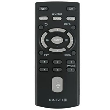 Imagem de Allimity Controle remoto de substituição RM-X201 RMX201 compatível com Sony FM/AM Compact Disc Player CDX-M20 CDX-GT270MP CDX-GT570UP CDX-GT470UM CDX-GT575UP CDX-GT57UPW CXS-M2016 CDX-GT260MP