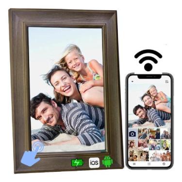 Imagem de Porta Retratos Fotos Digital Recarregável Wifi 32gb Cyl-p2 - Cheerylux