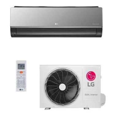 Imagem de Ar Condicionado Inverter LG Dual Artcool Voice +IA 12000 Btus Quente e