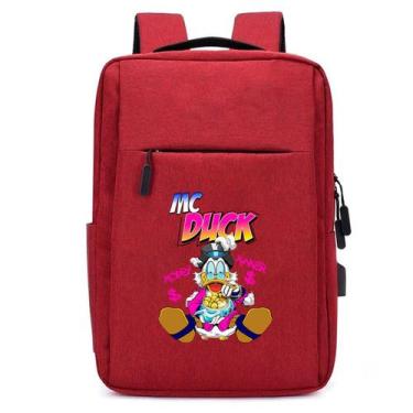 Imagem de Mochila Infantil Bolsa Escolar USB Para Trabalho E Espaço De Notebook 