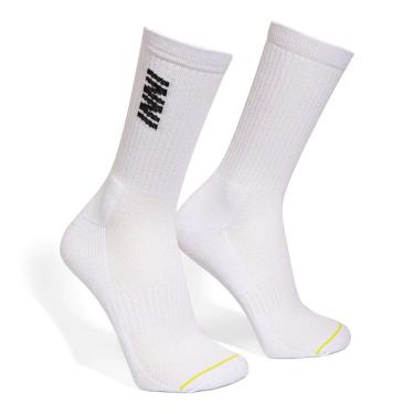 Imagem de Meia Inni Cano Alto Game Com 02 Pares Branca