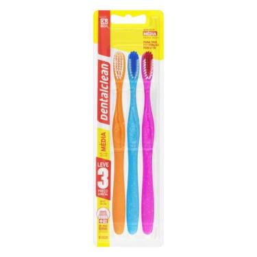 Imagem de Escova Dental Dentalclean Basic Color Adulto Média L3P2