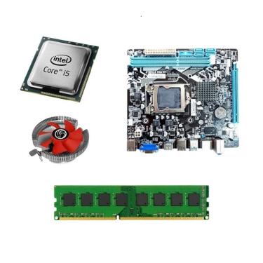 Imagem de Kit Pl Mãe H61 + Processador I5 3470  + Memoria 16 Gb Ddr3 + Cooler