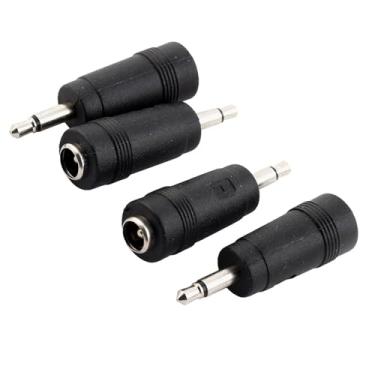 Imagem de Artilits (Pacote com 2 adaptadores auxiliares de 5,5 x 2,1 a 3,5 mm, adaptador CC feito para cabo auxiliar, fones de ouvido, piano, bateria, amplificador de guitarra