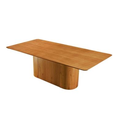 Imagem de Mesa De Jantar Ripada Orgânica Dália Sala Nobre