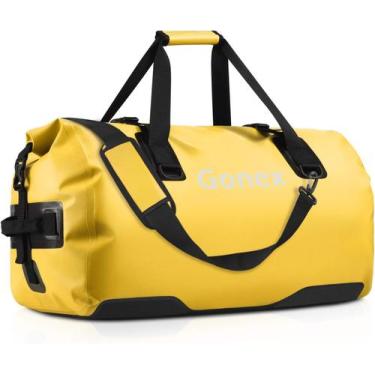 Imagem de Mochila impermeável Gonex 80L para viagem amarela