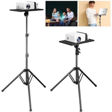 Imagem de KEJOG Suporte Para Projetor Com Altura Ajustável De 20" A 62", Tripé Dobrável, Equipamento Dj, Filmes Ao Ar Livre, Escritório, Casa, Palco Ou Estúdio