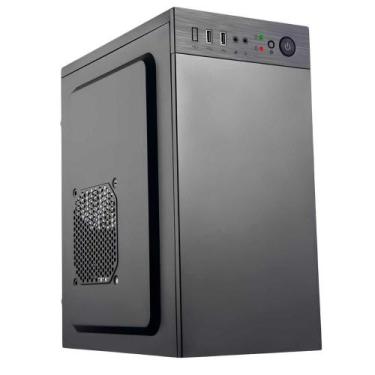 Imagem de Gabinete Goldentec P1T1C - Micro-ATX - Preto - Sem Fonte - C5025 - Div
